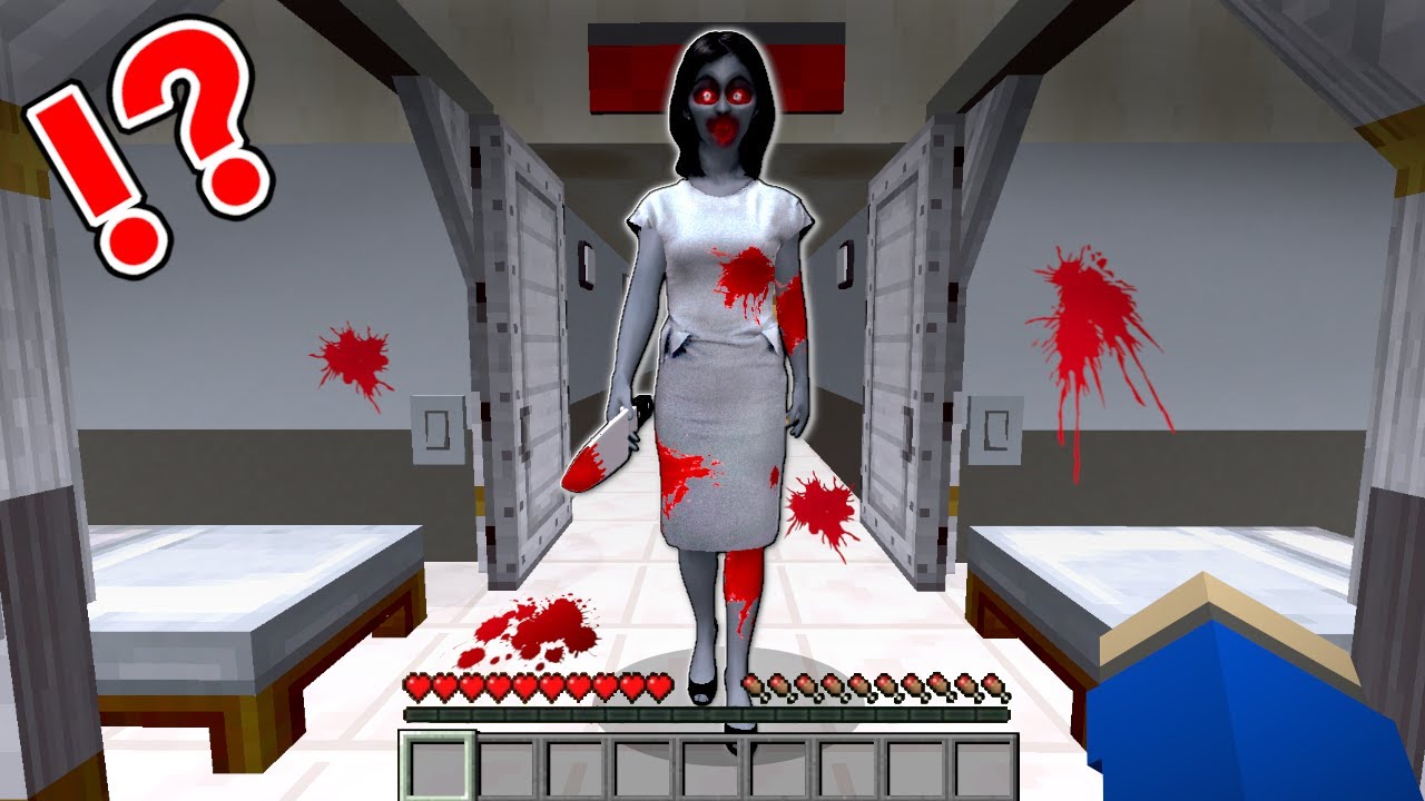 超怖い廃病院に誘拐された結果⁉️【マイクラ マインクラフト】ぽっぴんず