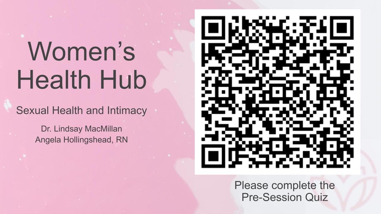 Women's Health Hub: Sexual Intimacy and Menopause