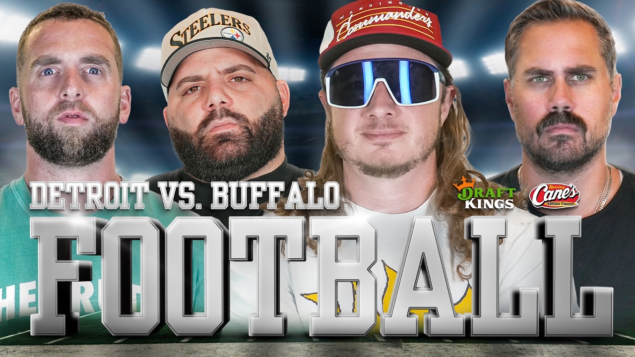 Big Cat and the Barstool Chicago crew Sweat Out Detroit vs. Buffalo | Barstool Gambling Cave