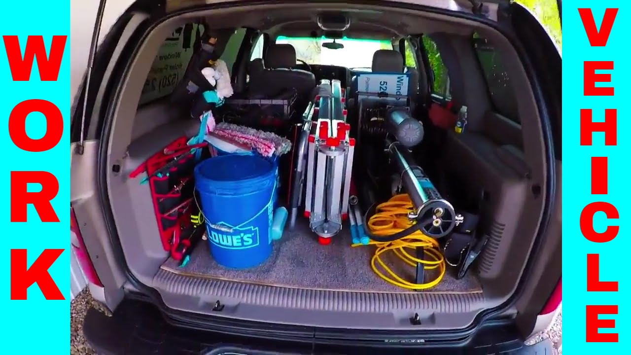 Work Vehicle for Window Cleaning