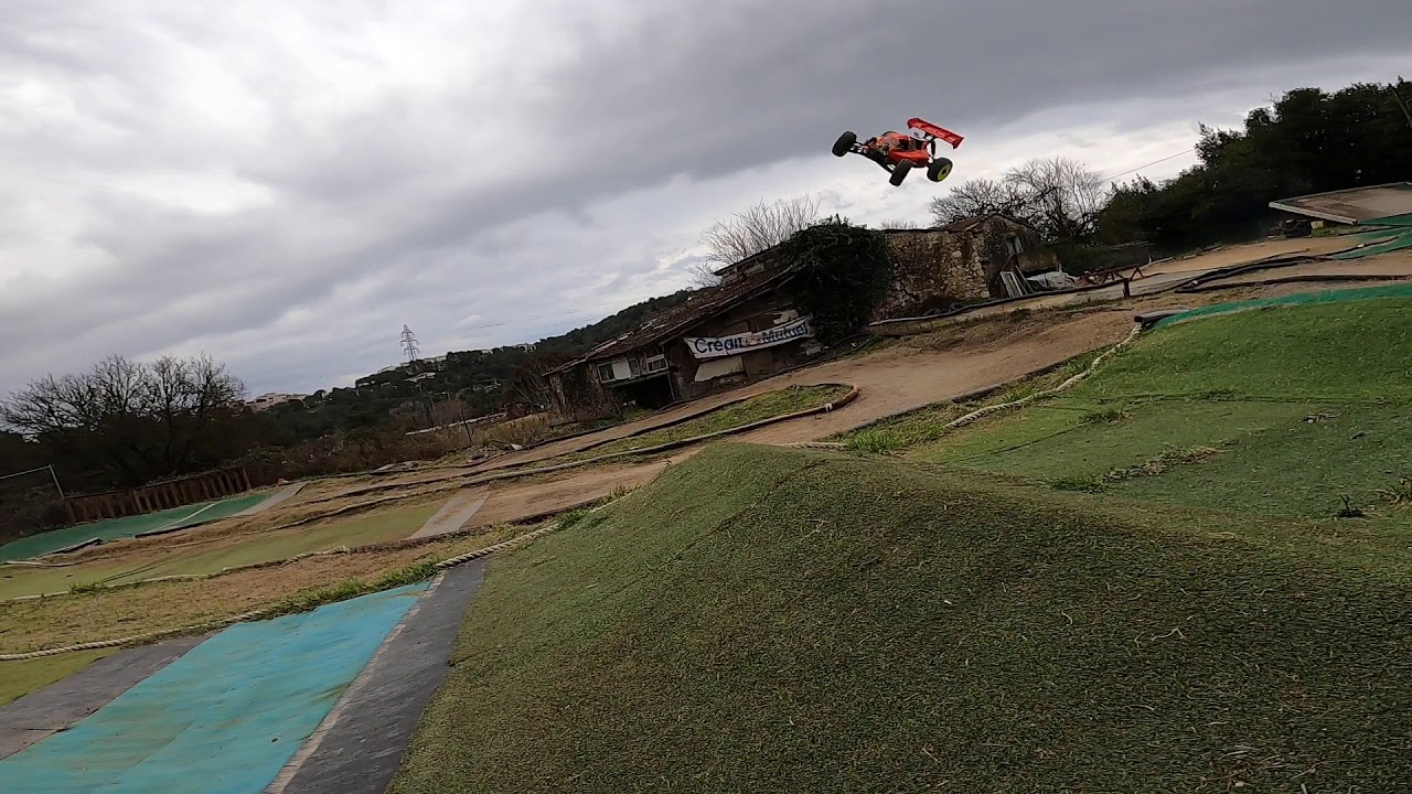 🔥 Nitro KYOSHO vs TEKNO EB48 2.0 vs NXT HOBBYTECH ... Course JUMP !!!  BUGGY 1/8 NITRO vs BRUSHLESS