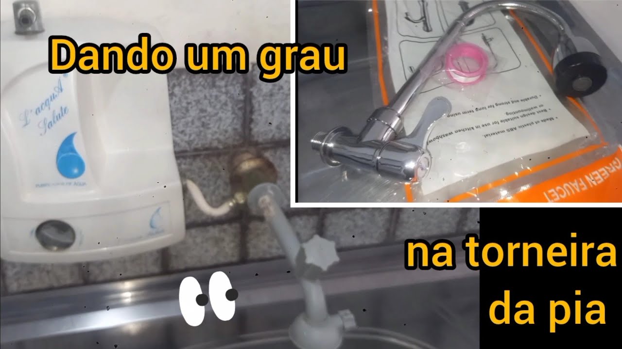 torneira gourmet flexivel articulada cromada de parede com bica alta para pia de cozinha_novo visual