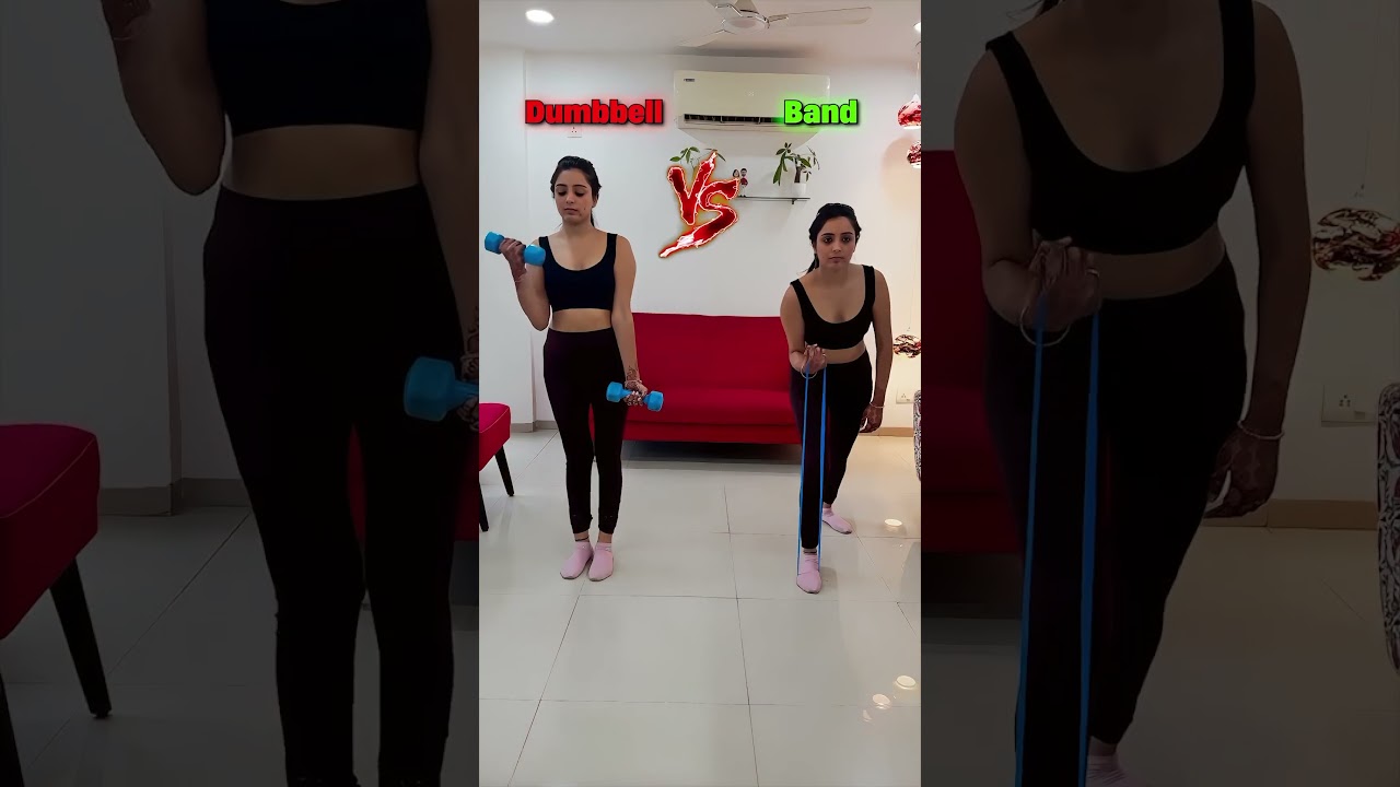 Dumbbells vs. Resistance Bands: The Showdown! 🏋️&zwj;♂️  #innergy