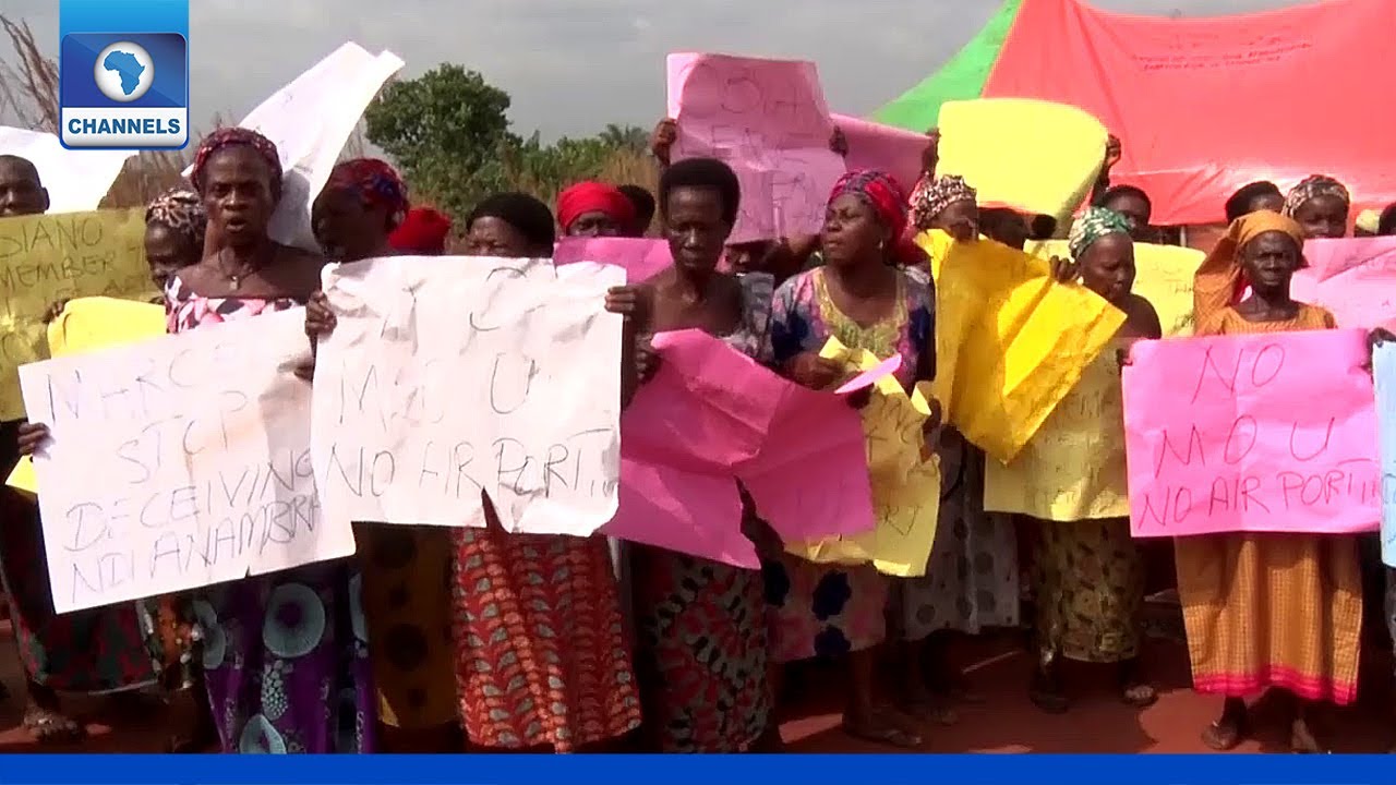 Umueri Community Residents Protest Alleged Encroachment Anambra Govt