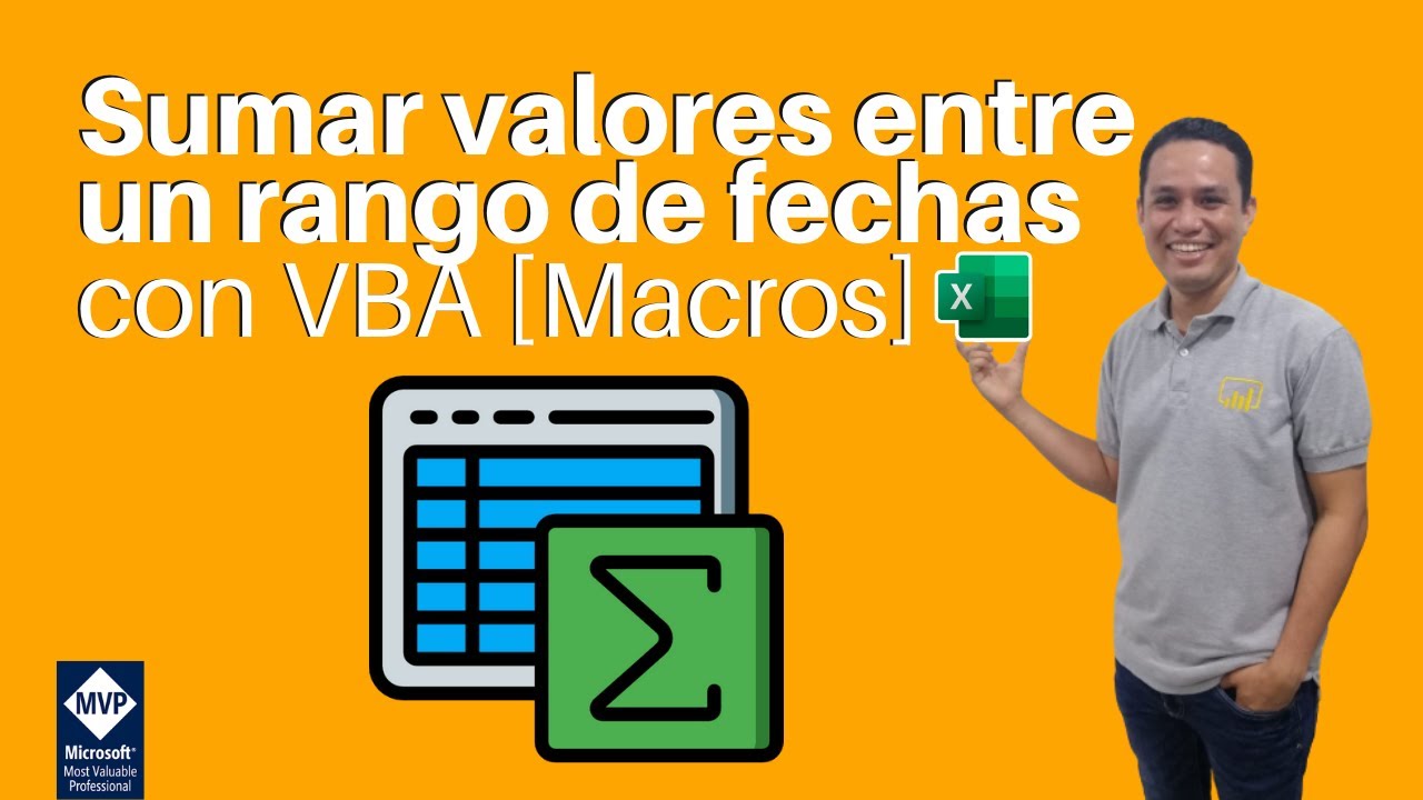 🚀 Sumar valores entre un rango de fechas en VBA | ExcelAprende