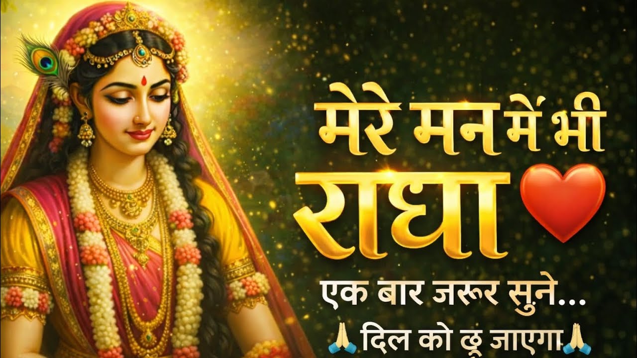 Mere Man Mein Bhi Radha ❤️ | Dil Ko Chu Jane Wala Radha Bhajan | Radha Rani Bhajan 2026