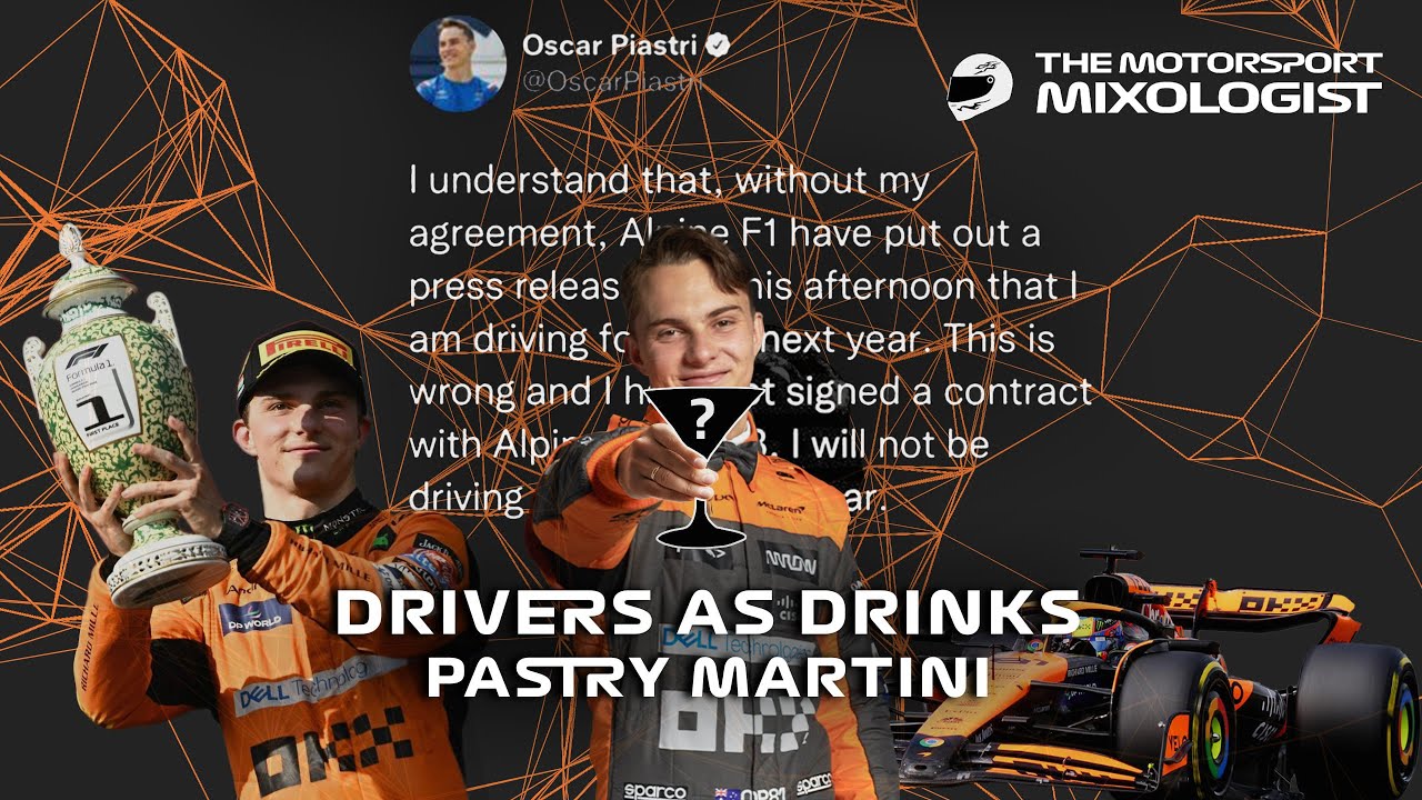 I made Oscar Piastri a drink | Drivers as Drinks | The Pastry Martini