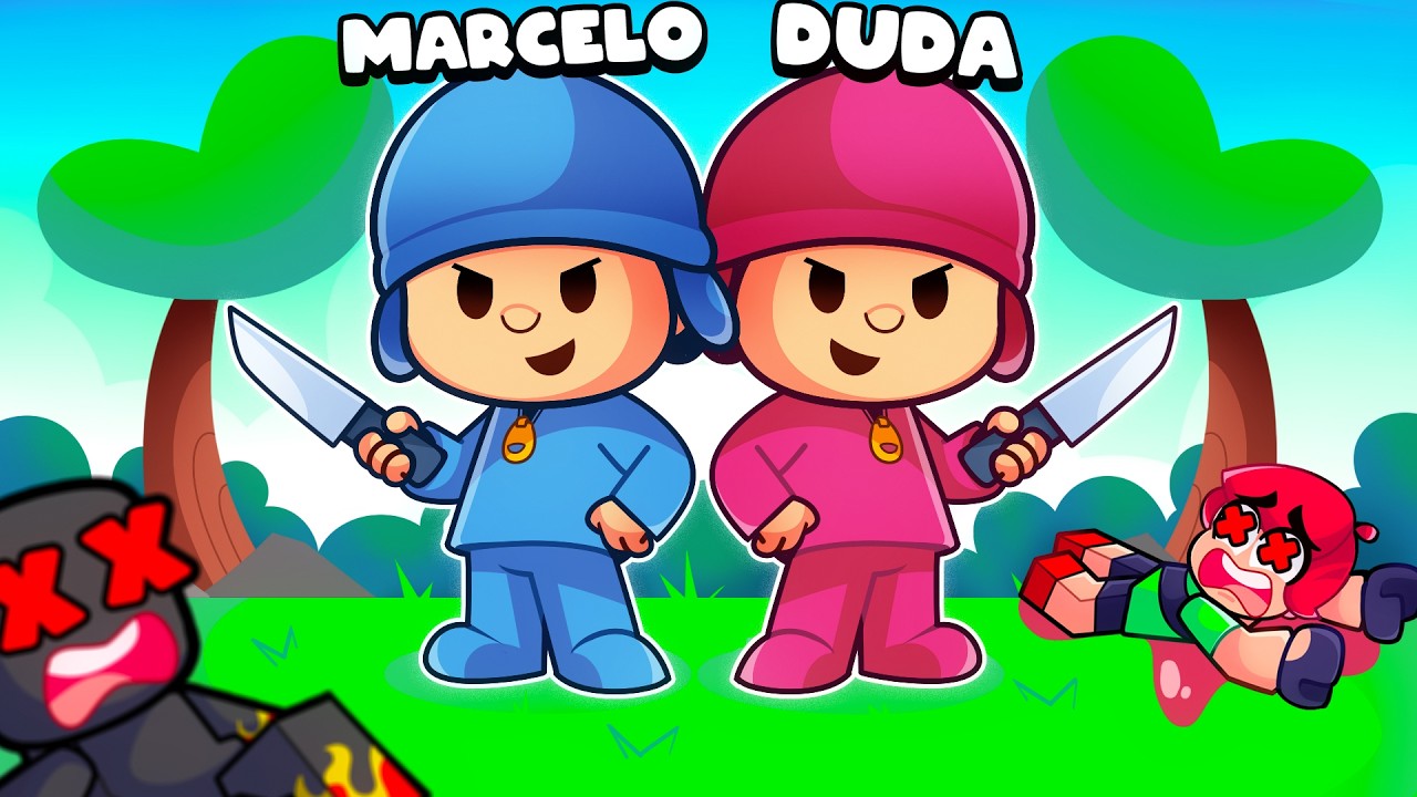 VIRAMOS o POCOYO no ASSASINOS do Roblox! (MURDER)