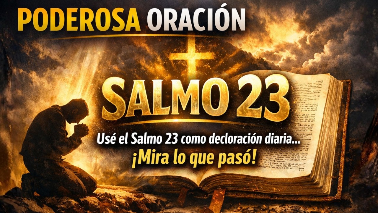 💰 PODEROSA ORACIÓN — Usé el Salmo 23 como declaración diaria… mira lo que pasó.