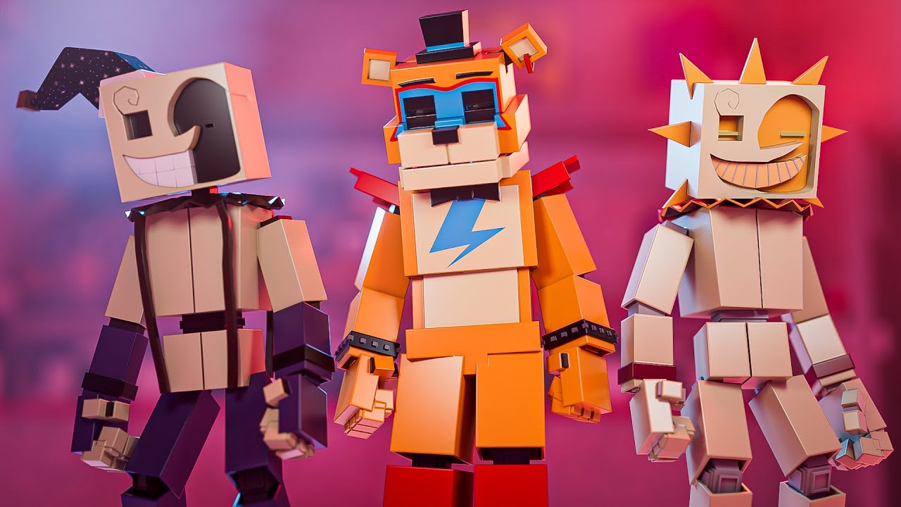 Minecraft FNAF Glamrocks Decomissioned Shut down! (Minecraft Roleplay)
