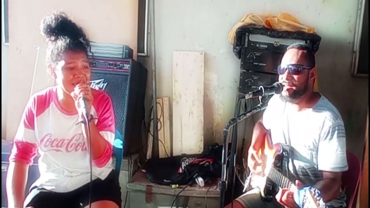 Jam Crew Band of Port Moresby Papua new guinea rehearsing Endless summer song by Richard Marx.