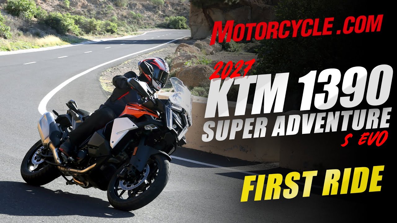 Обзор мотоцикла KTM 1390 Super Adventure S EVO 2027 года — первый тест-драйв