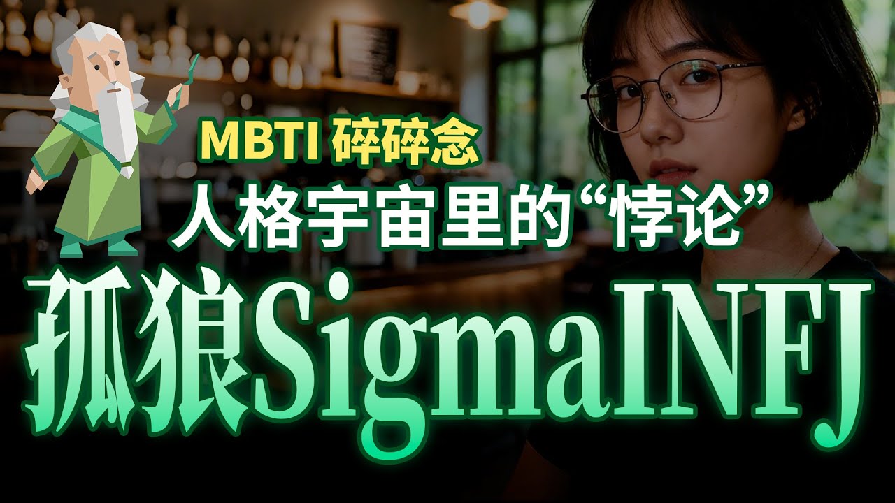 孤狼Sigma INFJ，MBTI宇宙里的人格悖论存在【MBTI碎碎念】#mbti #infj #心理学 #人格分析 #sigma