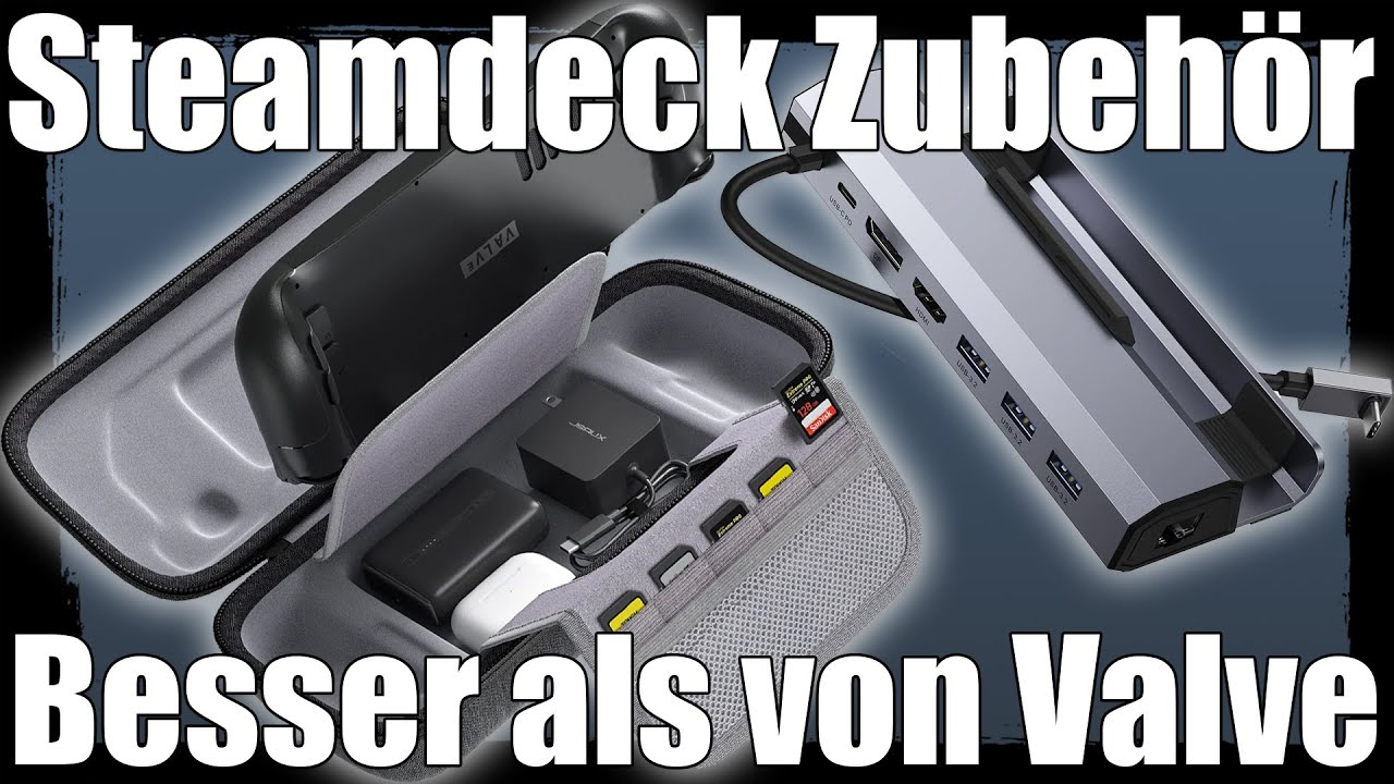 Steamdeck Zubehör Alternativen. Bessere P/L als Original