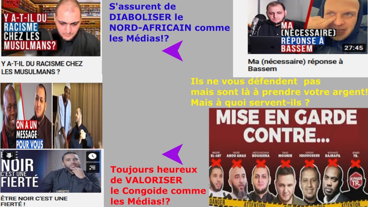 L' IMAM BOUSSENNA et BASSEM MANIPULENT des MUSULMANS POLITIQUEMENT ENDORMIS.