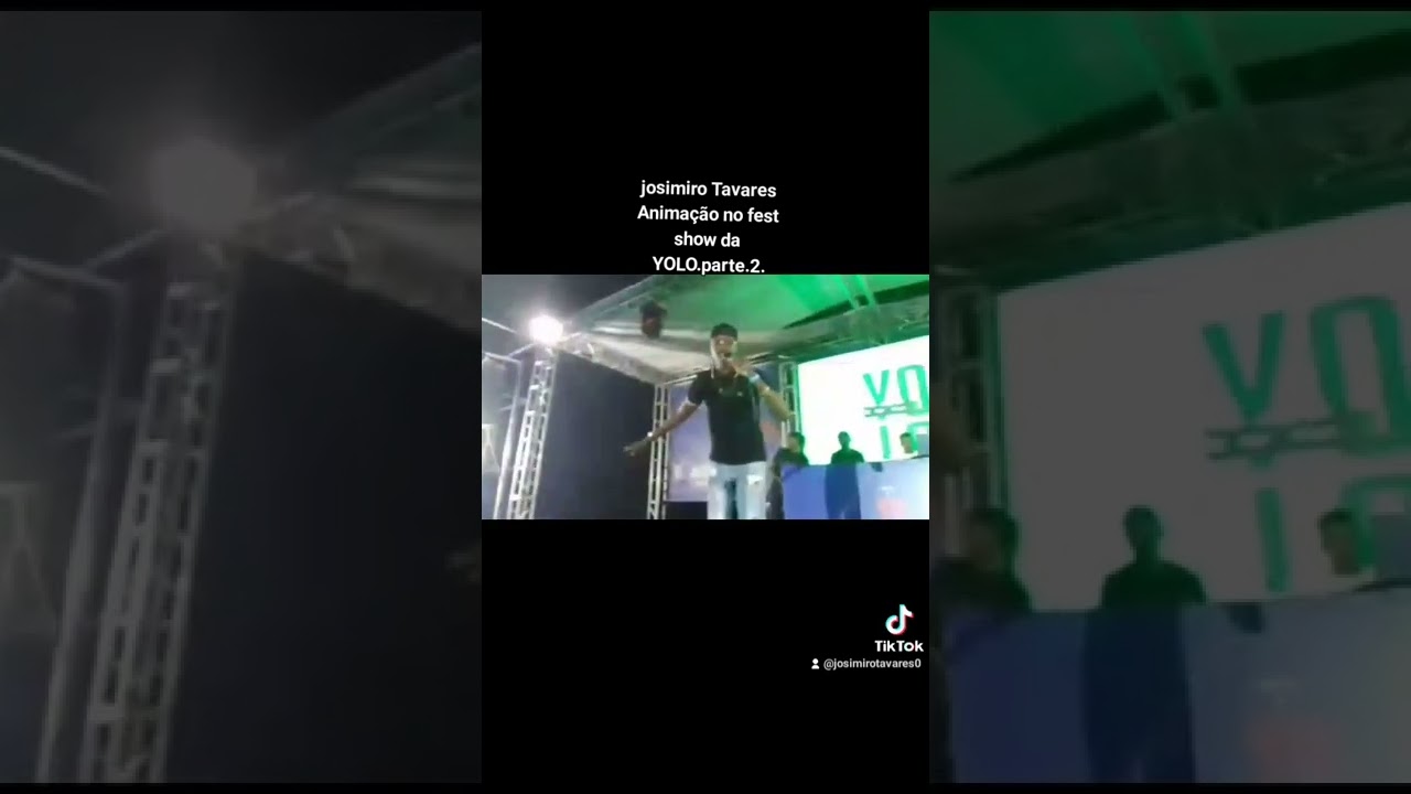 Josimiro Tavares Anima&ccedil;&atilde;o no fest show da YOLO parte.2🎤🥰 contacto...949136758