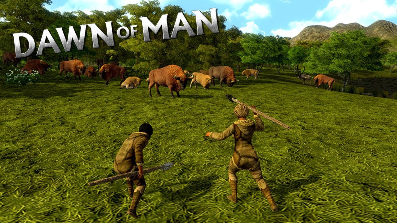 CRIANDO UMA CIVILIZAÇÃO PRIMITIVA! 🍗 - Dawn of Man #1