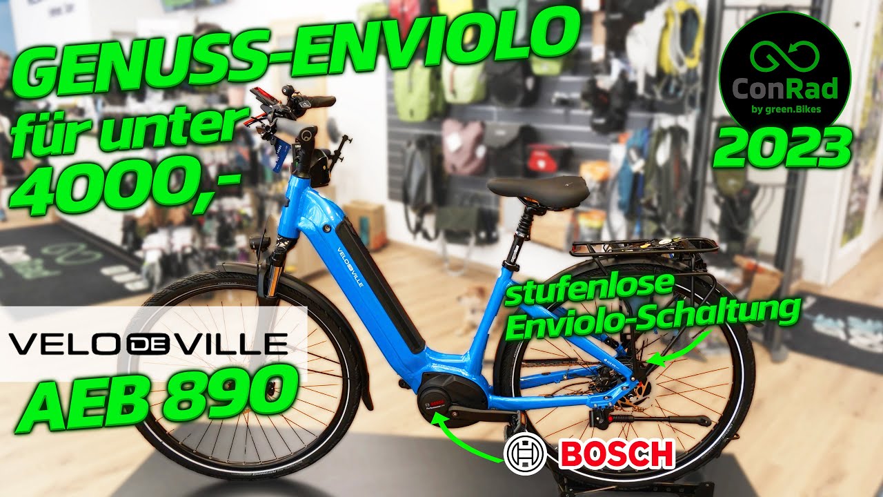 Genuss-E-Bike mit Enviolo-Schaltung: Velo de Ville AEB 890 - ausführliches Review