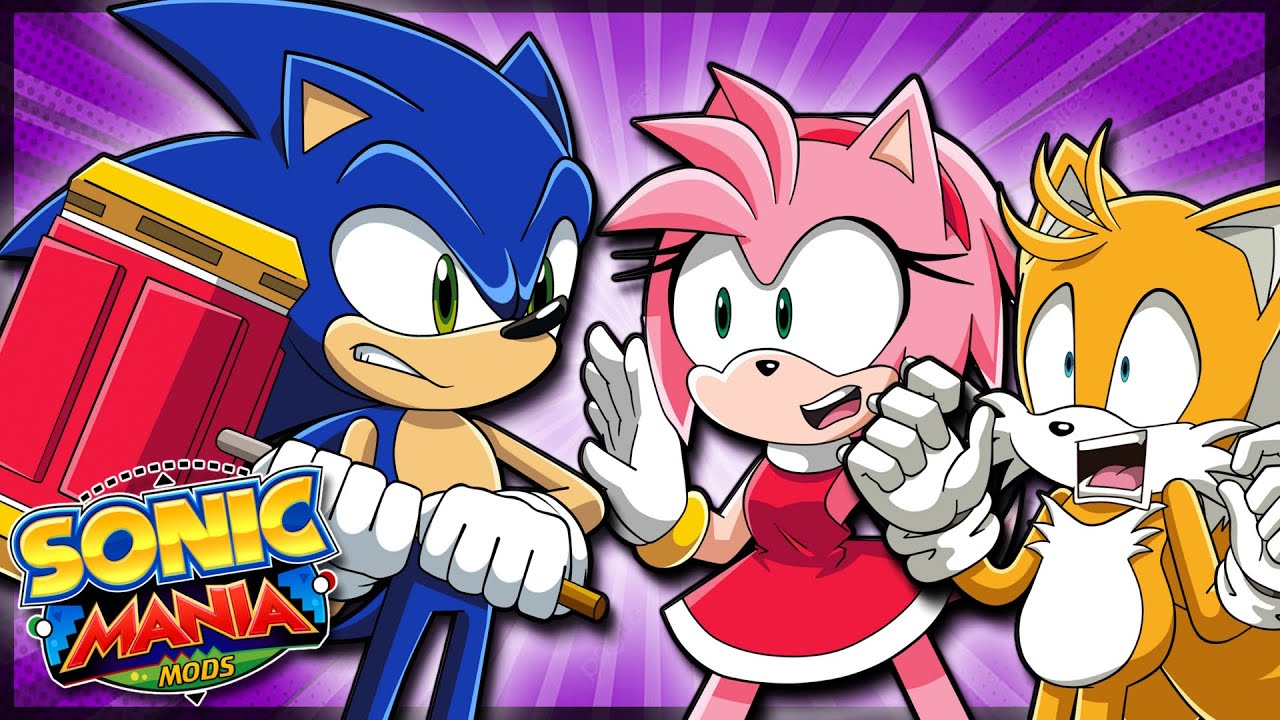 TAILS GETS THE HAMMER | Sonic & Amy Play Sonic Mania Mods - Sonic Advance 2