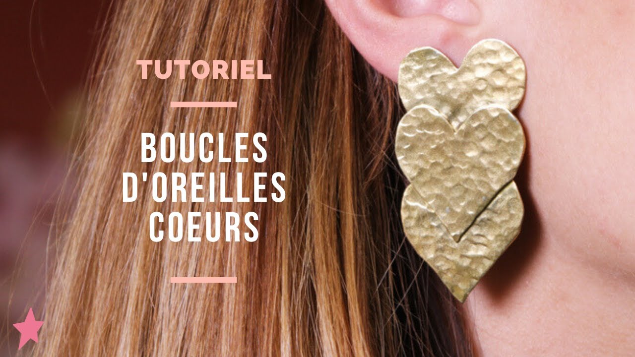 TUTORIEL | Boucles d'oreilles coeurs en laiton | Fabrication Artisanale de Bijoux