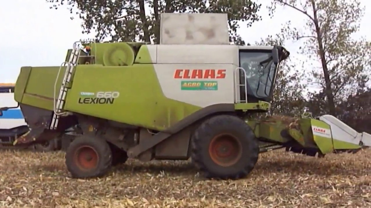 HD Żniwa kukurydziane 2016 Claas Lexion 660  New Holland Ford 8970 Harvest in Poland