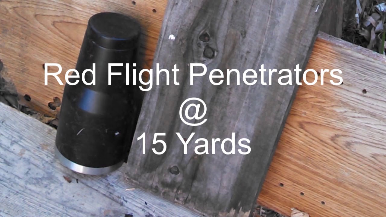 Crosman .22 Red Flight Penetraters - Test and Review