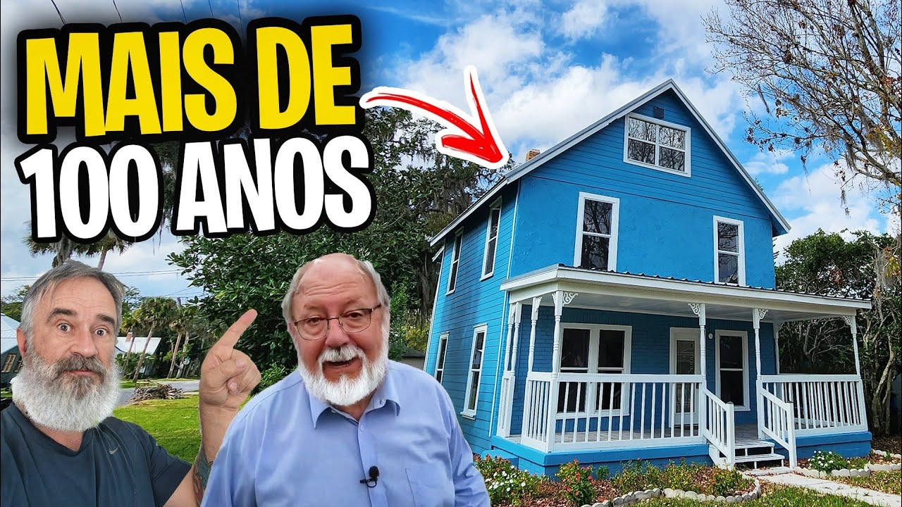 CASA DE BAIXA RENDA NOS EUA 😱 + DE 100 ANOS