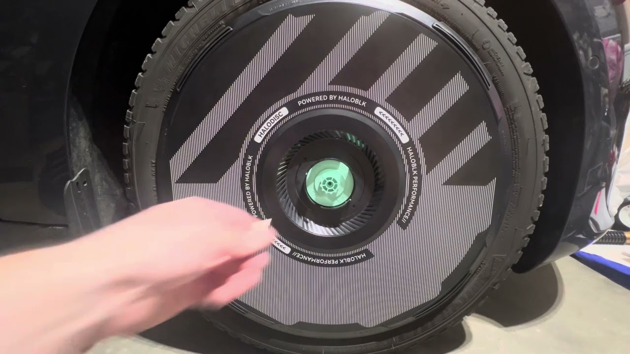 Installing HaloBLK Halo Disc 2 ~ H-Industry ~ Aero Wheel Covers ~ Tesla Model 3