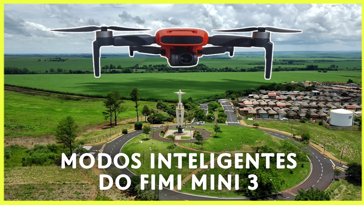 Testei os modos inteligentes do Fimi Mini 3 Quanta  Qualidade Muito Bom