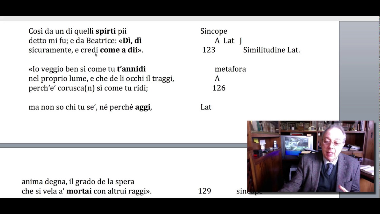 Divina Commedia, Dante:  Paradiso VI