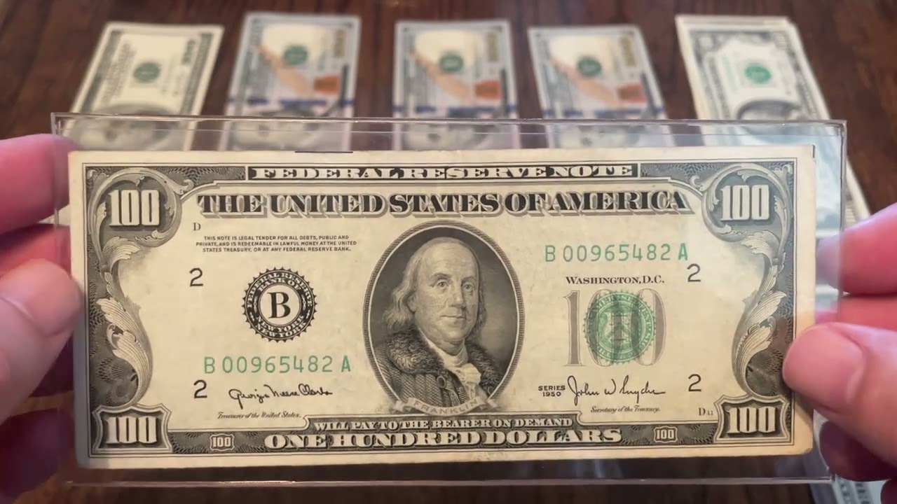 10 лучших находок последних 100-долларовых банкнот