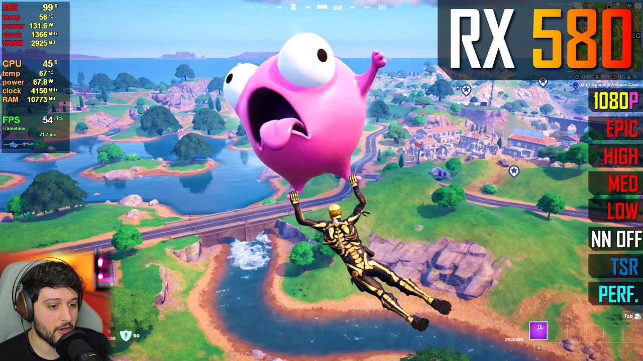 RX 580 - Fortnite Chapter 5