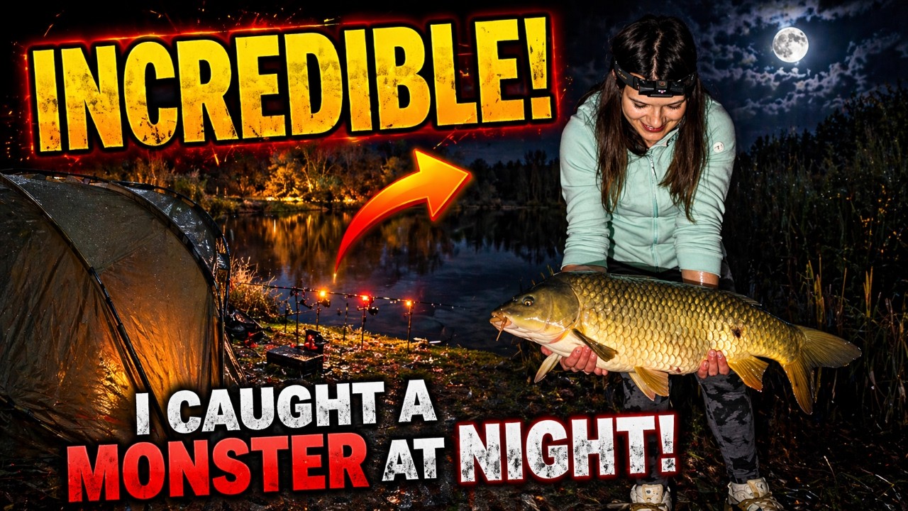 Girl Goes Carp Fishing🎣Season Opener & Trophy Catch on the First Day! #fishing #carpfishing #bigfish