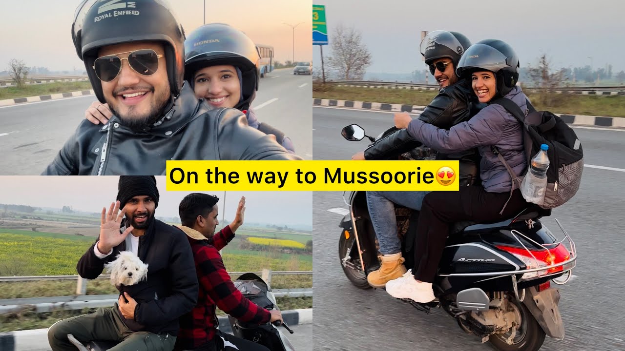 Scooty पर चले Mussoorie😍#travelvlog #rohitkanika