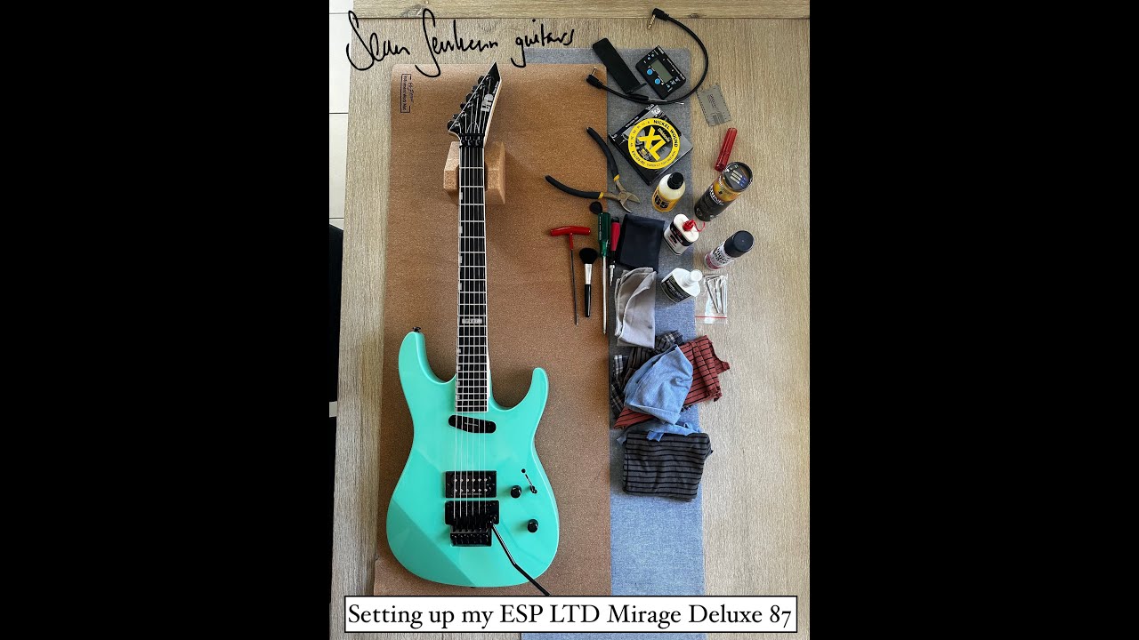 ESP LTD MIRAGE DELUXE 87 SET UP