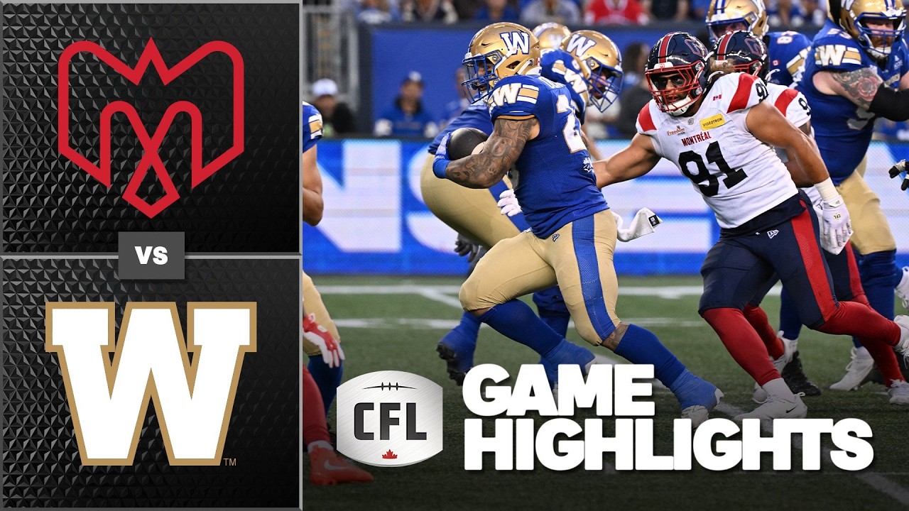 CFL 2026 Recap: Montreal @ Winnipeg - Week 13