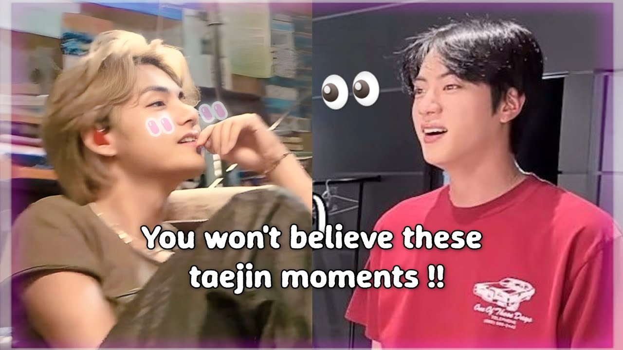 Taejin / JinV: You won't believe these taejin moments 👀