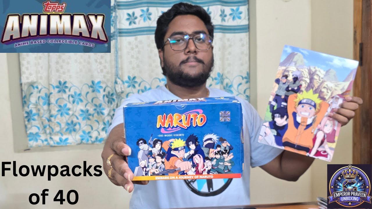 Topps Naruto Animax Flow Packs Unboxing | Is It Worth the Buy? 🤔