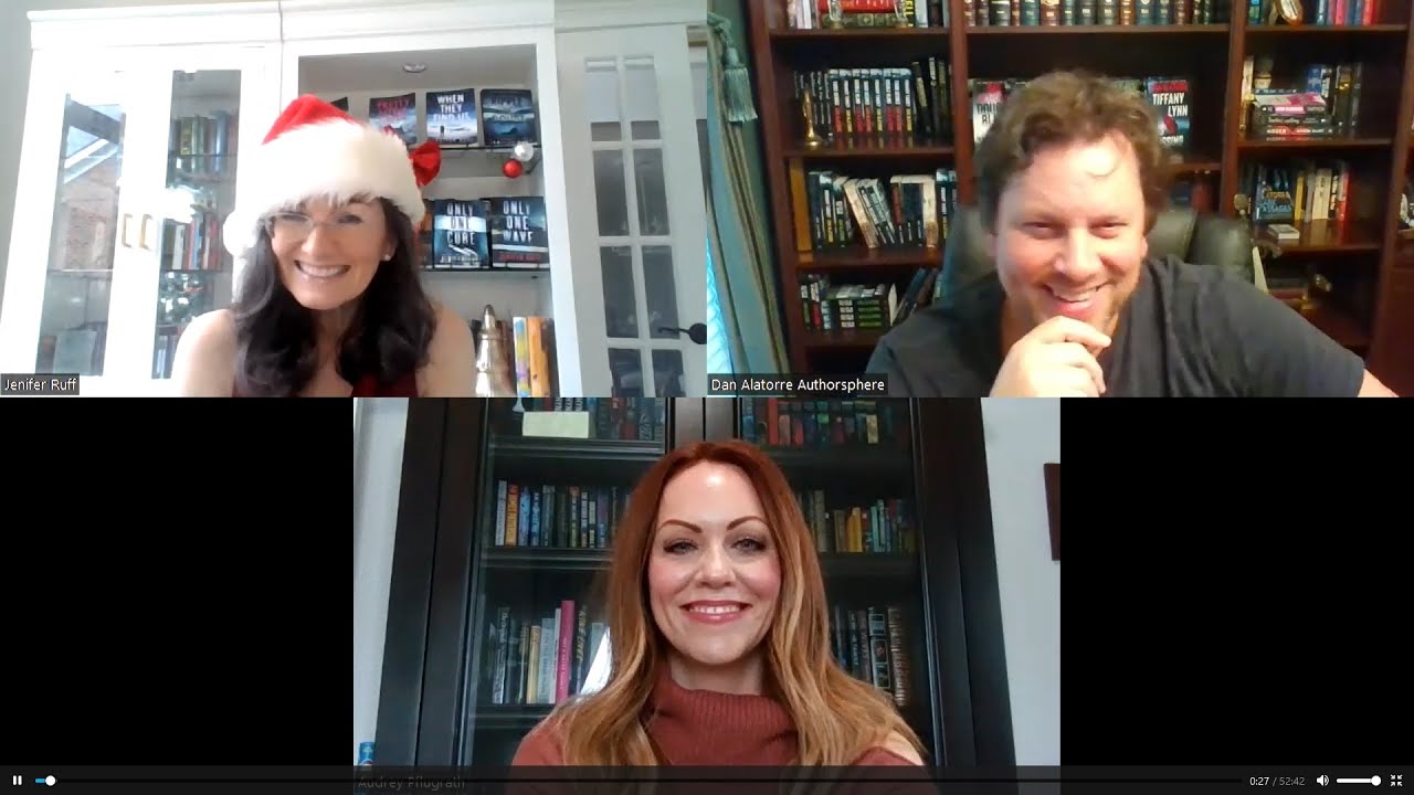 Authorsphere with Dan Alatorre and Jenifer Ruff with guest Audrey J Cole
