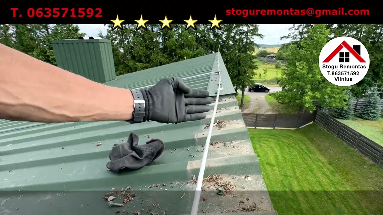 Stogo Defektavimas - danga ''Trapecinis Profilis'' metalinis.