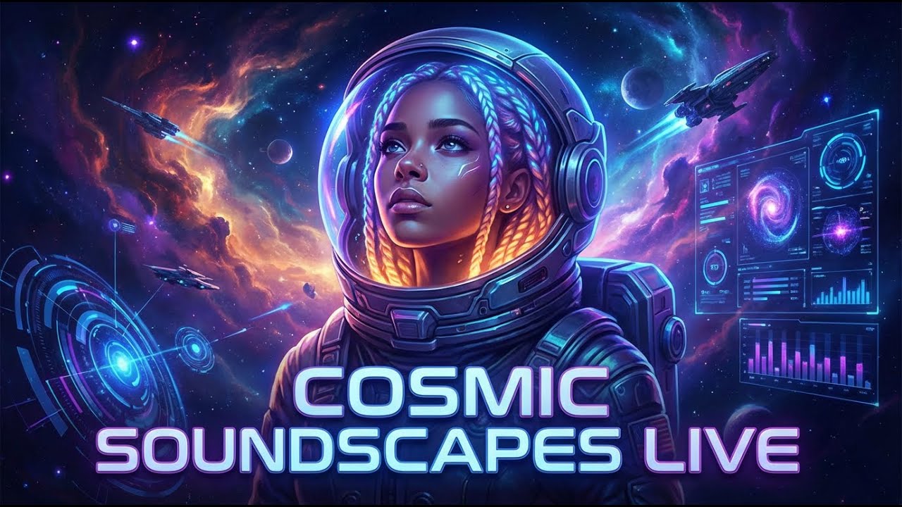 🪐 Deep Sci Fi Ambient Music 🌌 Space Soundscape for Night Focus & Creativity