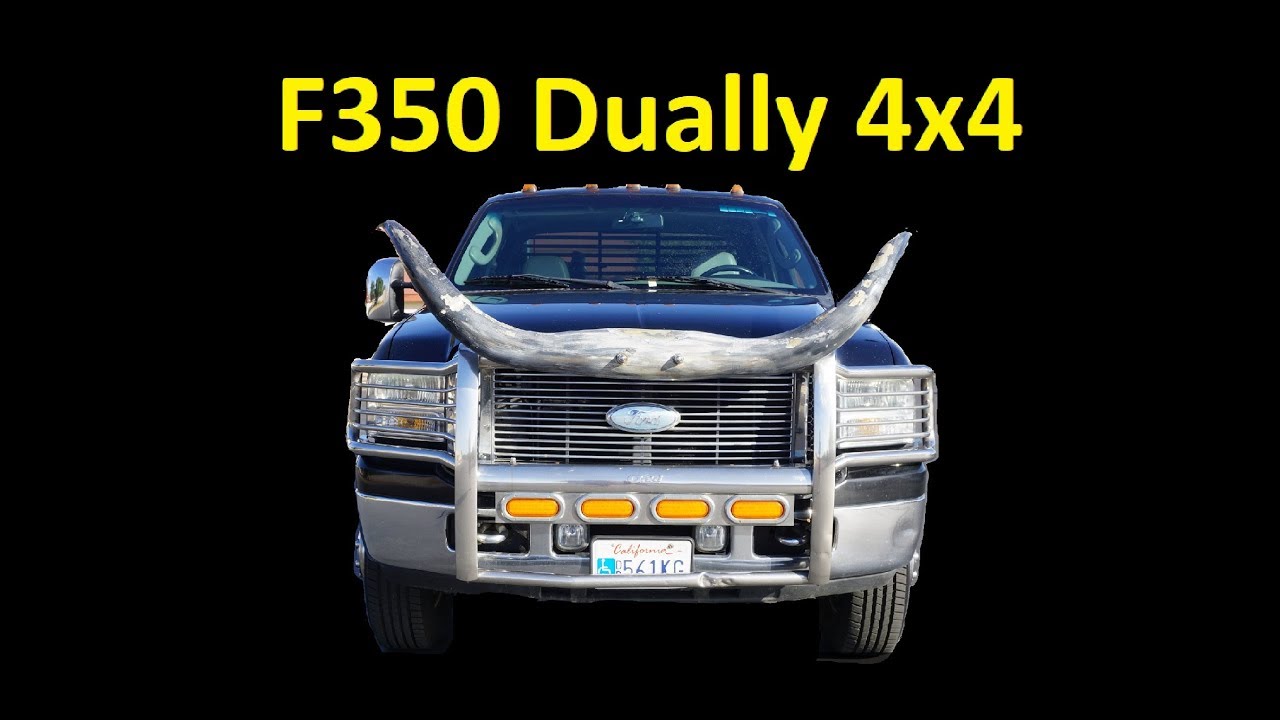 Ford F350 Diesel 4x4 Crew Cab Dually Pickup Truck 1 Owner Exterior