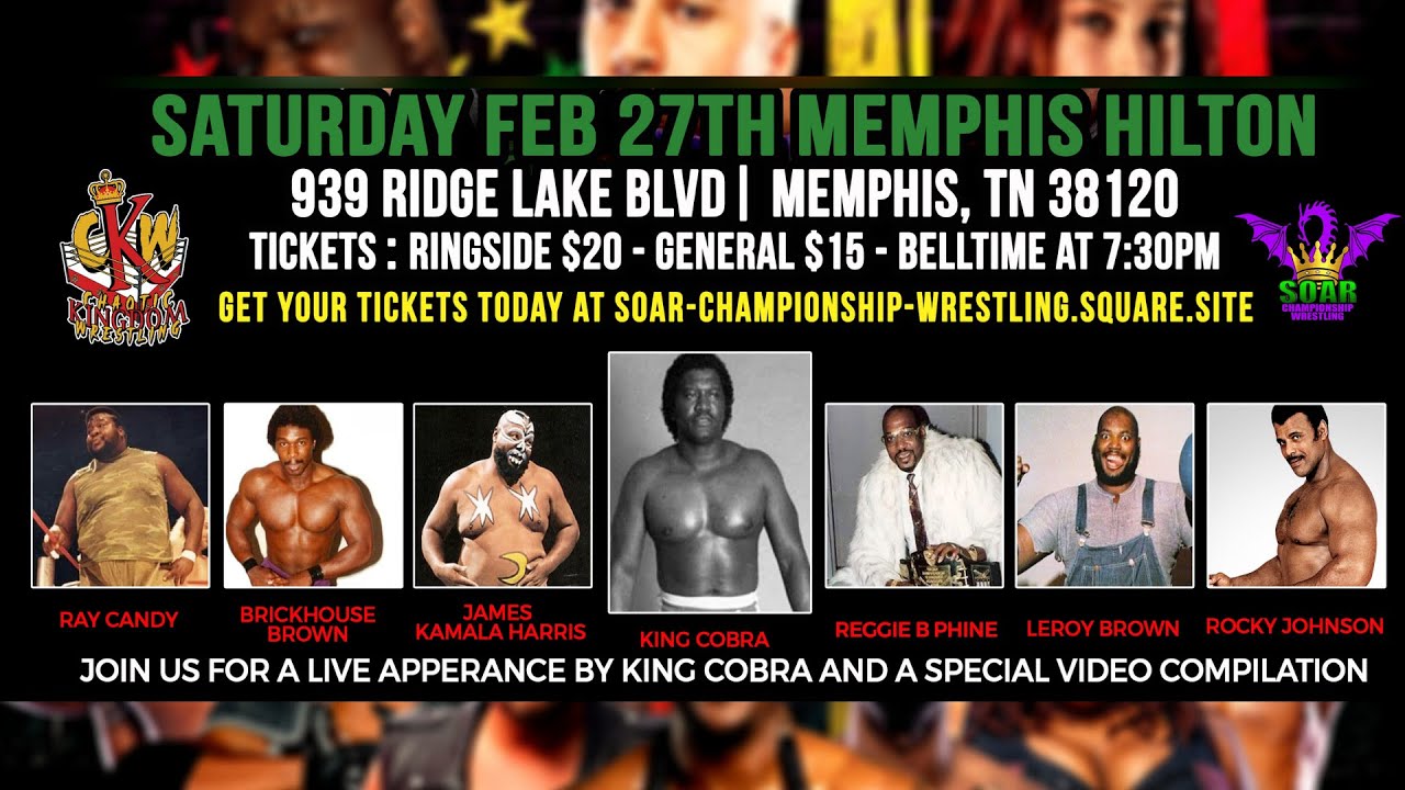 FEB. 27  |  Soar Wrestling at The Hilton in Memphis