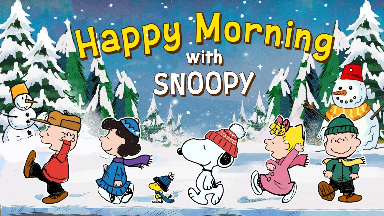 Happy Morning with Snoopy 🎷☀️❄️ | Cheerful Tunes to Start Your Day