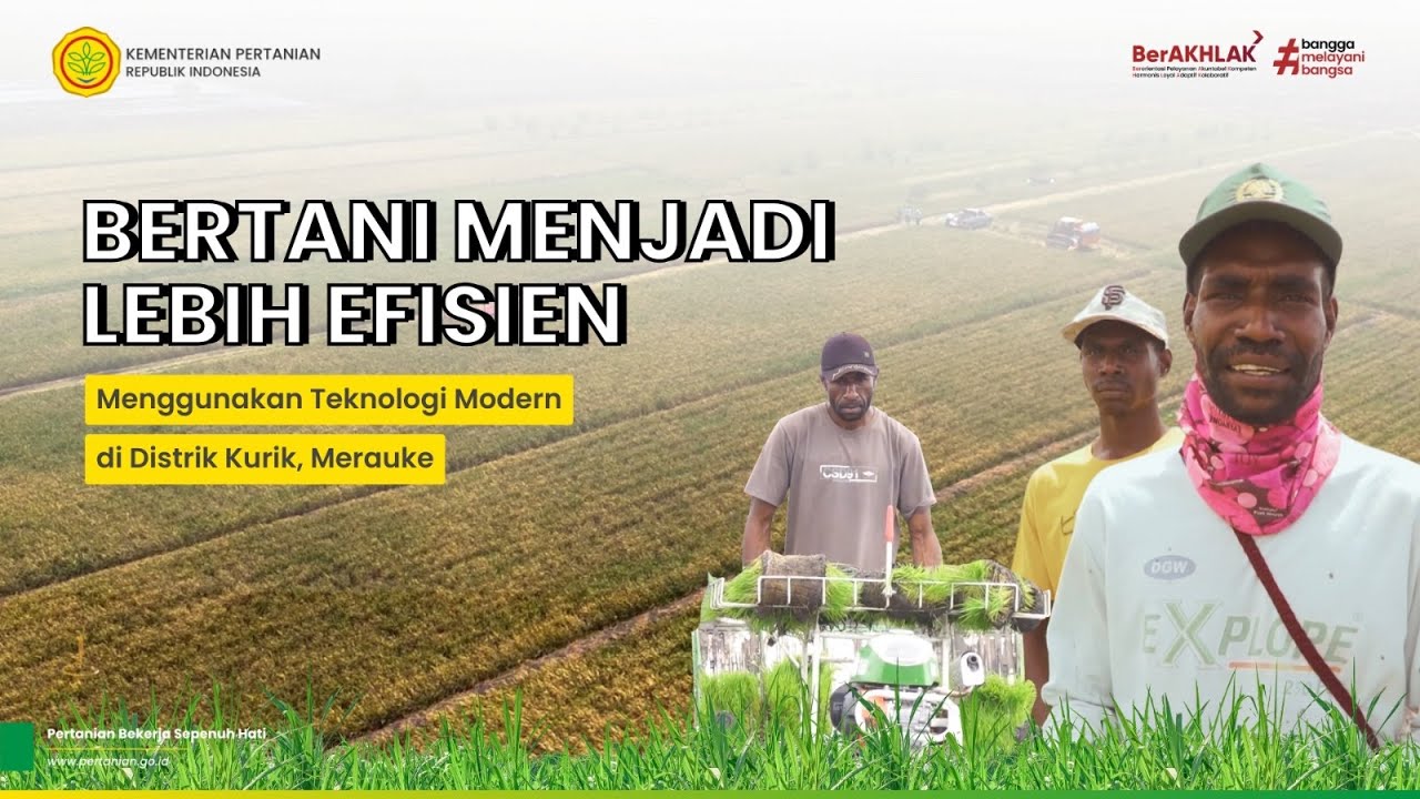Bertani Menjadi Lebih Efisien Menggunakan Teknologi Modern di Distrik Kurik, Merauke