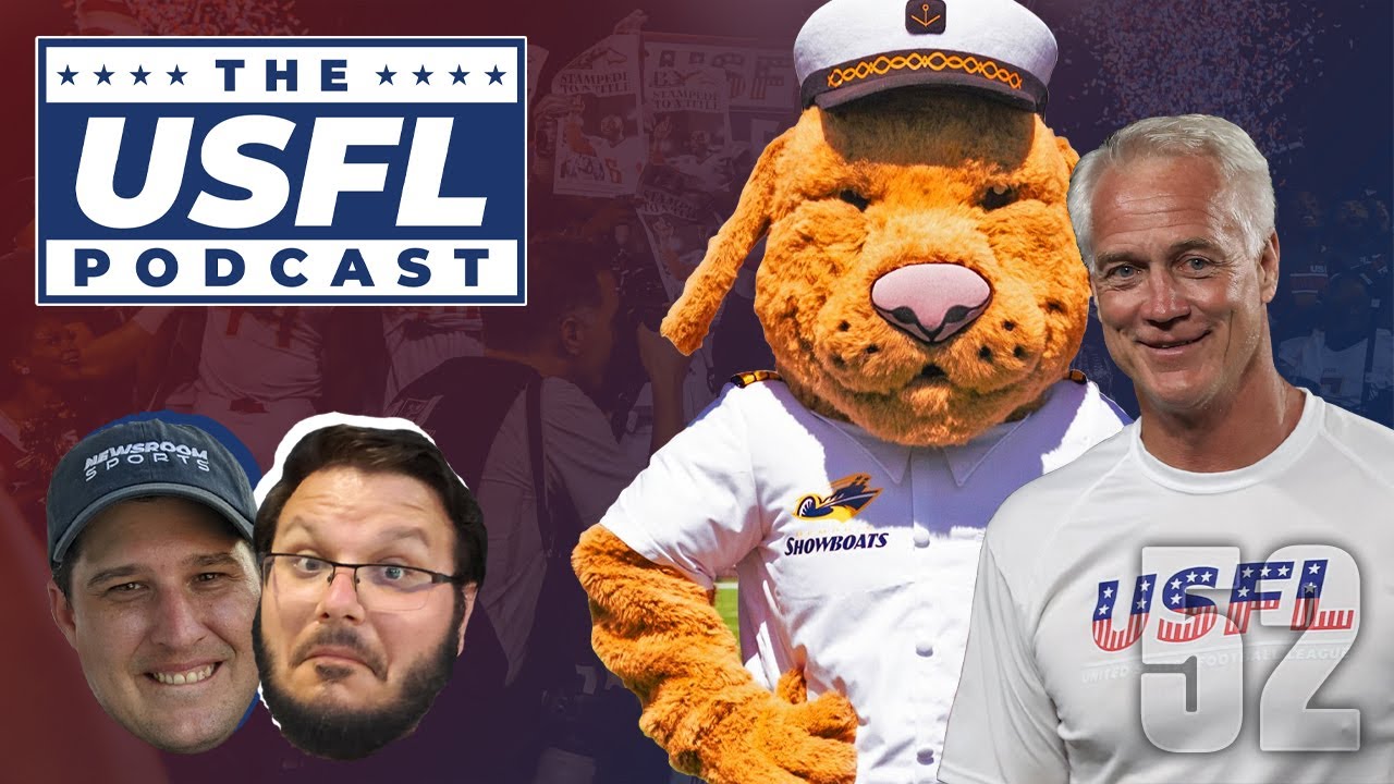 Showboats Mascot, Daryl Johnston's Promotion, Trading Cards, Rings & more | USFL Podcast #52