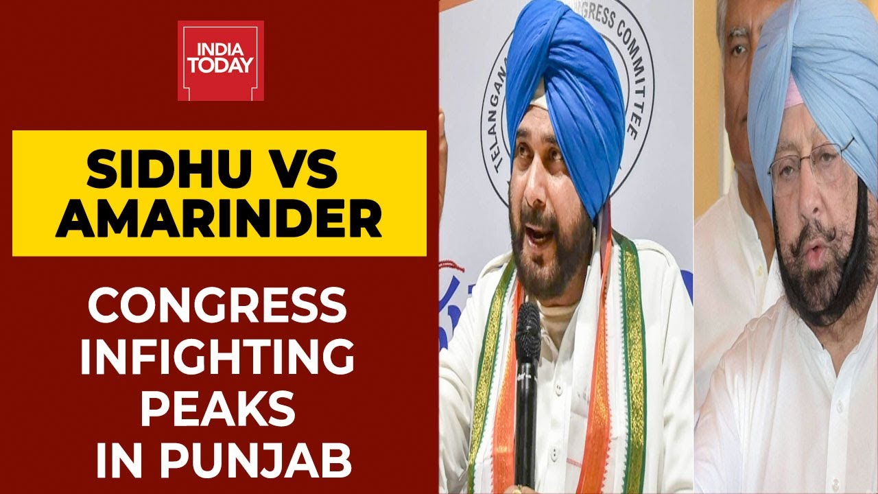 Amarinder Singh Vs Navjot Sidhu: Congress Infighting Peaks In Punjab | 5ive Live (Full Video)