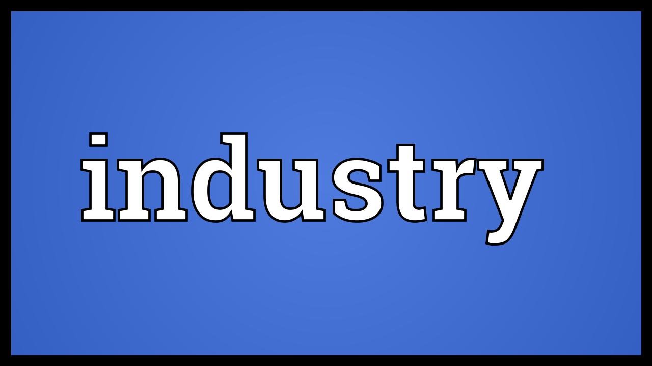 Значение слова Industry