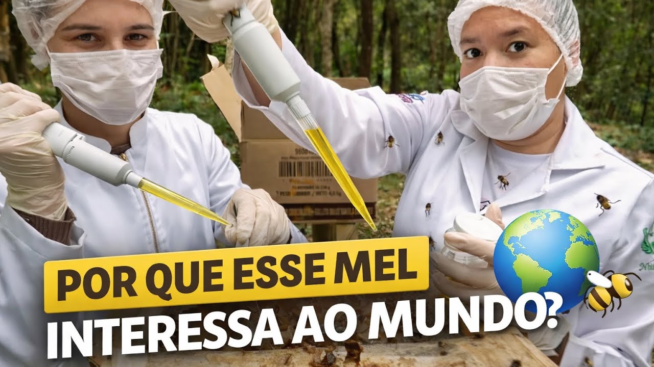 Por que o mel de abelhas sem ferrão é tão especial? | Pesquisa UFPR na Austrália 🐝🌍