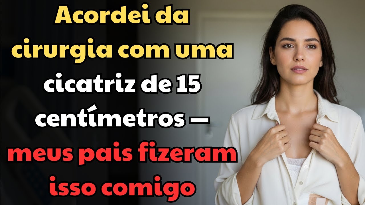 Acordei da cirurgia com uma cicatriz de 15 centímetros — meus pais fizeram isso comigo